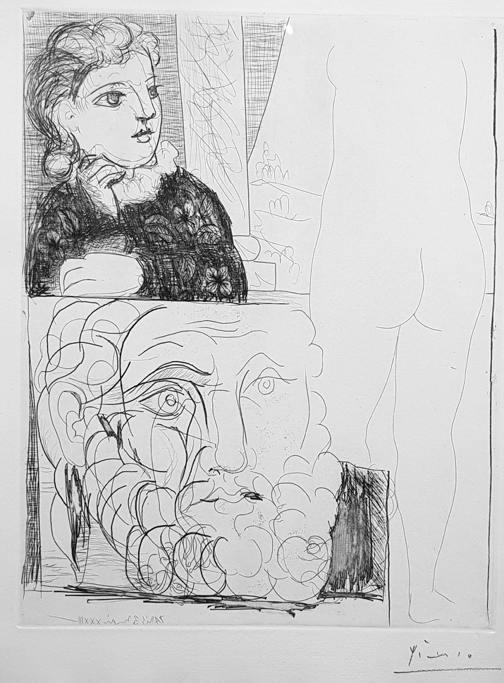 Picasso-La Bonne dans lAtelier-Suite Vollard-Galerie-Jeanne-Munich