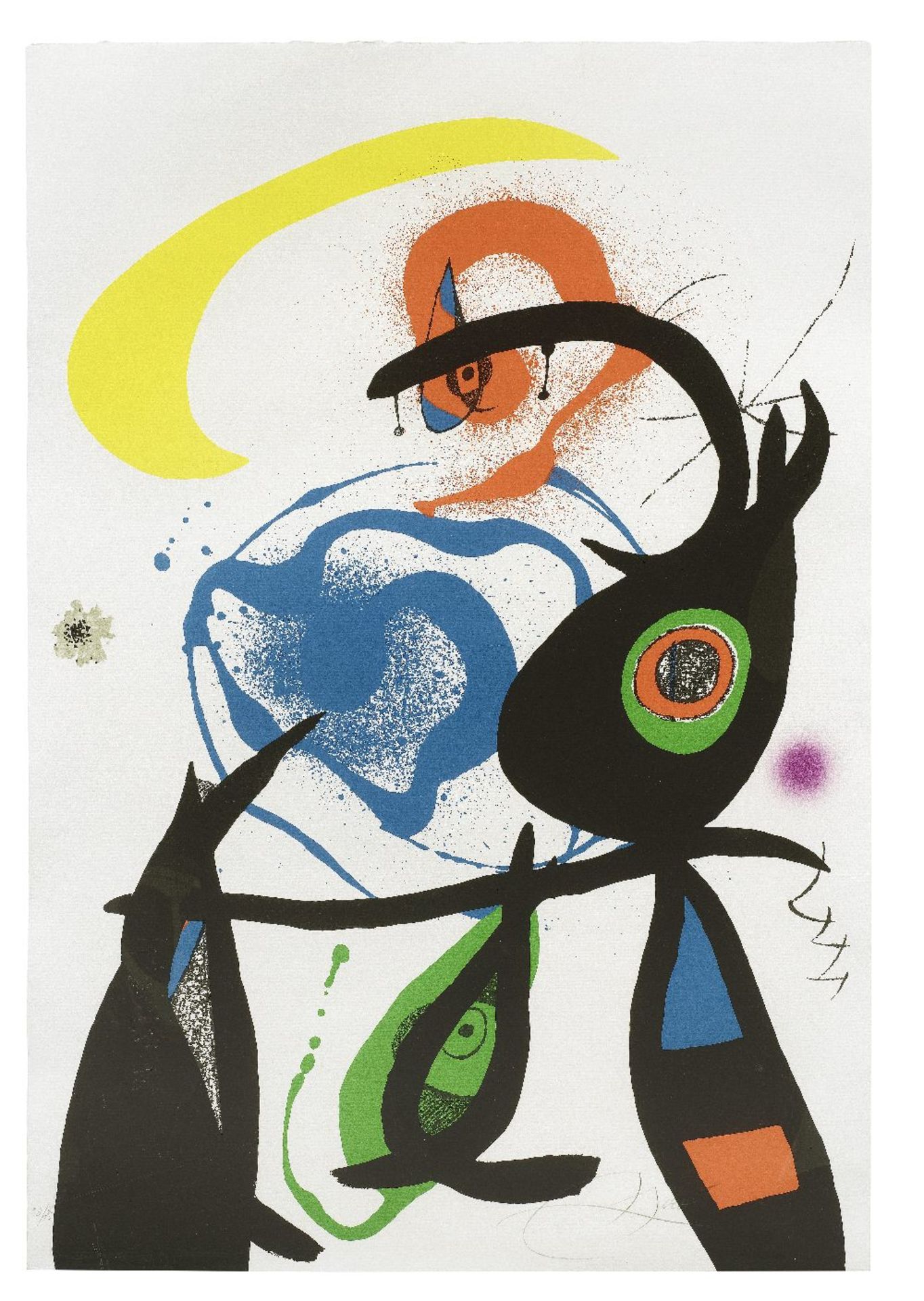 Joan Miro, Oda a Joan Miro 8, Galerie Jeanne, Munich (Germany)